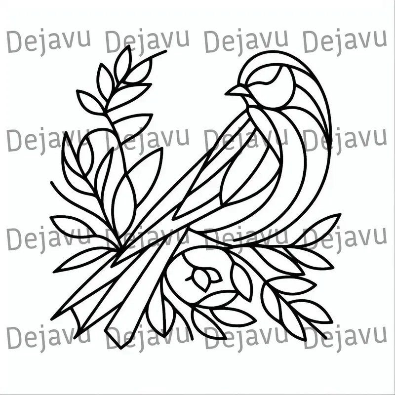 Mosaic Art Coloring Book Pages