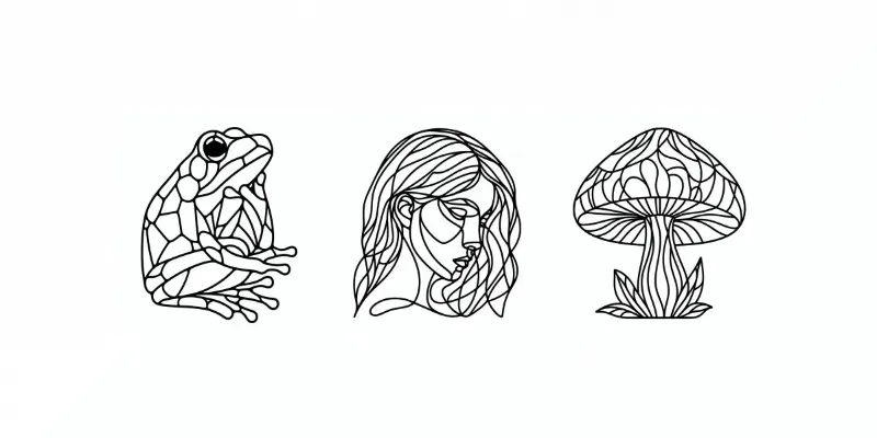 Mosaic Art Coloring Book Pages generated by undefined
