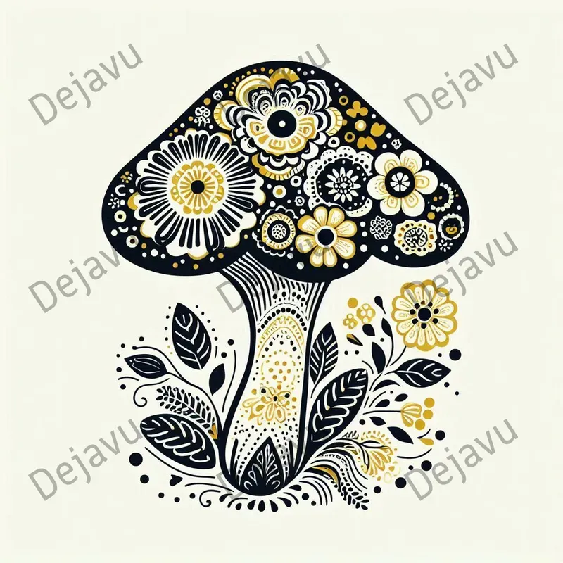 Botanical Folk Art Illustrations