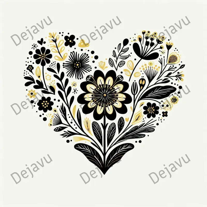 Botanical Folk Art Illustrations