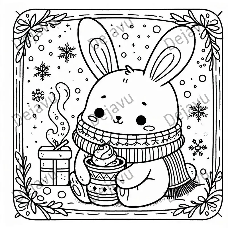 Comfy Days Coloring Book Pages