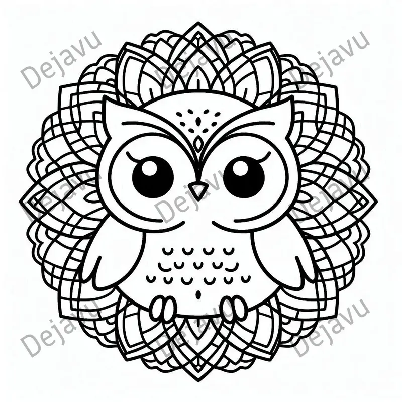 Toddlers Mandalas Coloring Pages