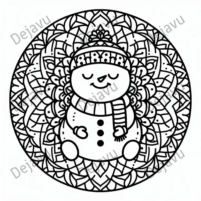 Toddlers Mandalas Coloring Pages