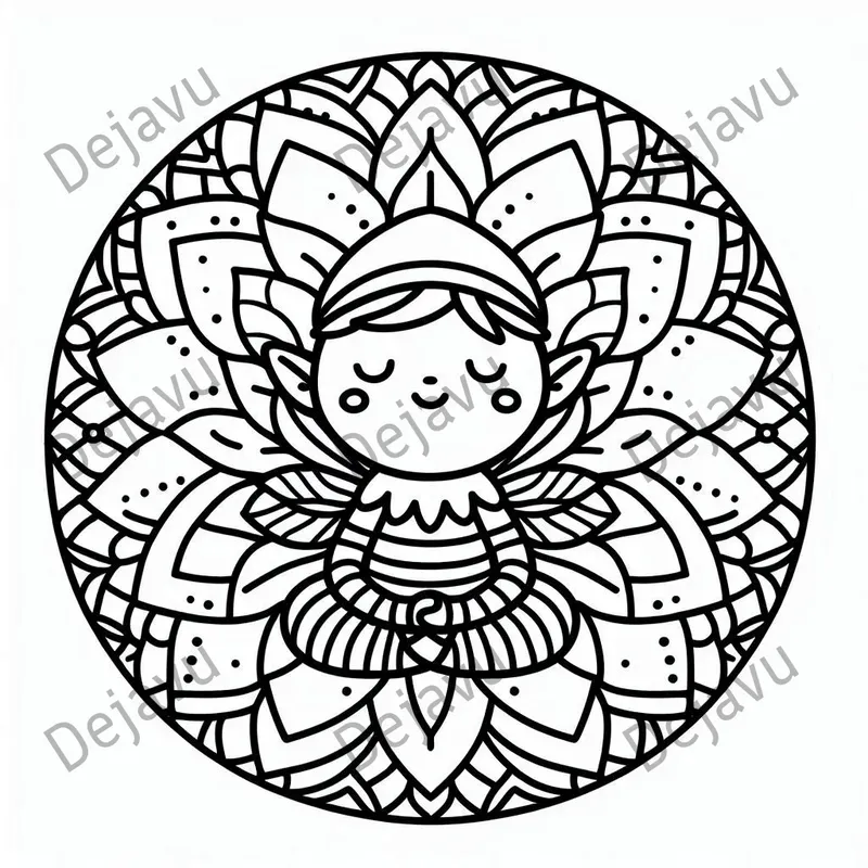Toddlers Mandalas Coloring Pages