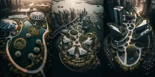 Landscape Designs generated by midjourney