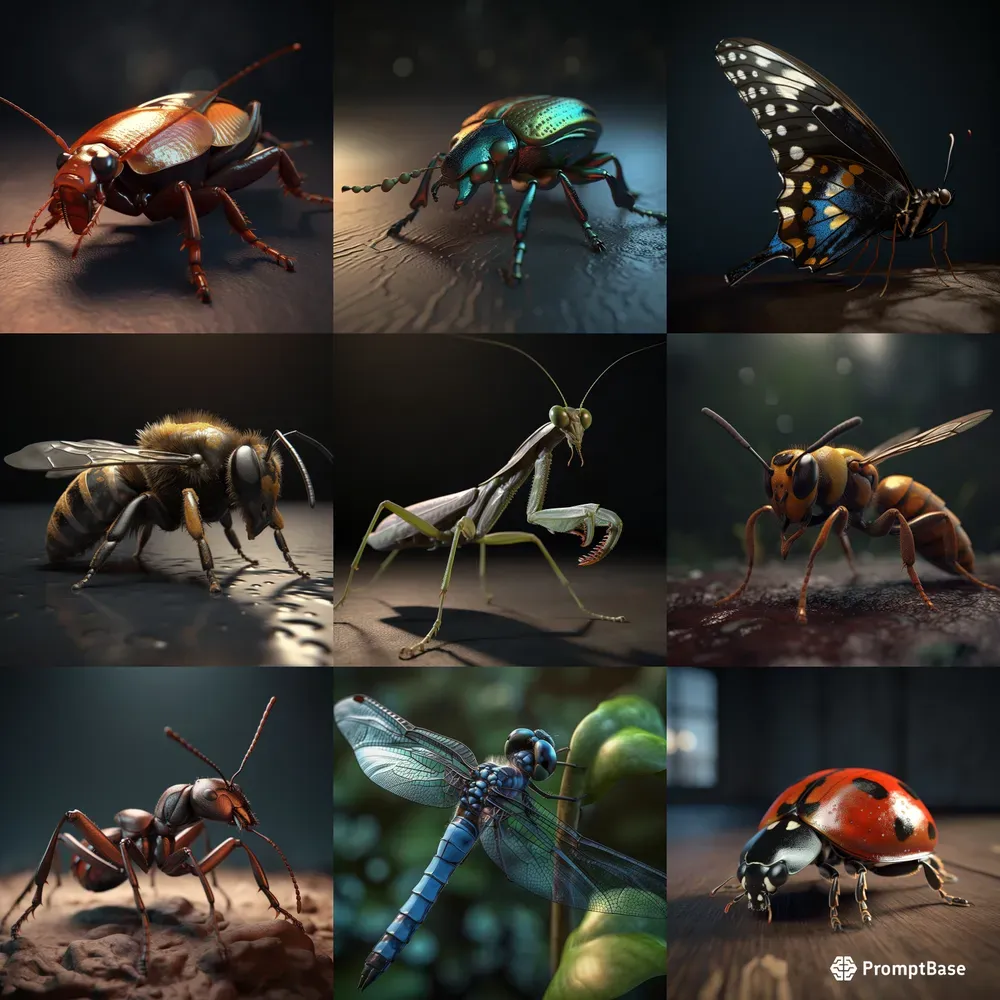 Photorealistic Insect Images