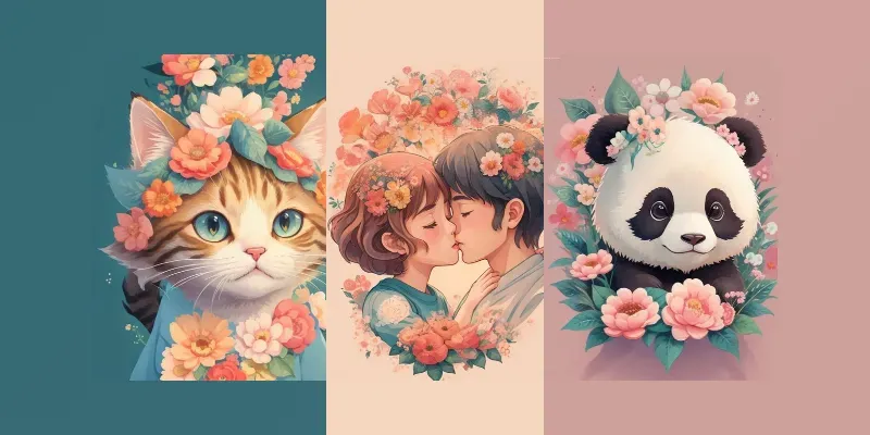 Floral Tshirt Designs generated by undefined
