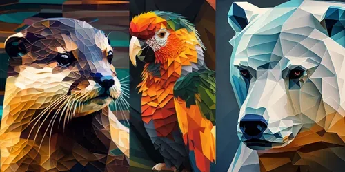 Optical Art Paintings generated by midjourney