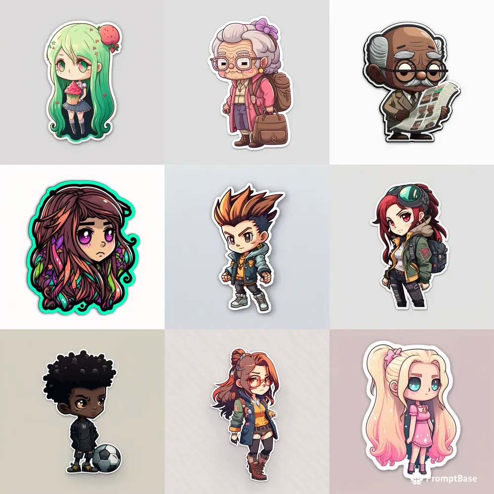 Custom Character Stickers