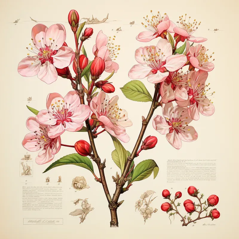 Scientific Illustrations Of Plant Flowers