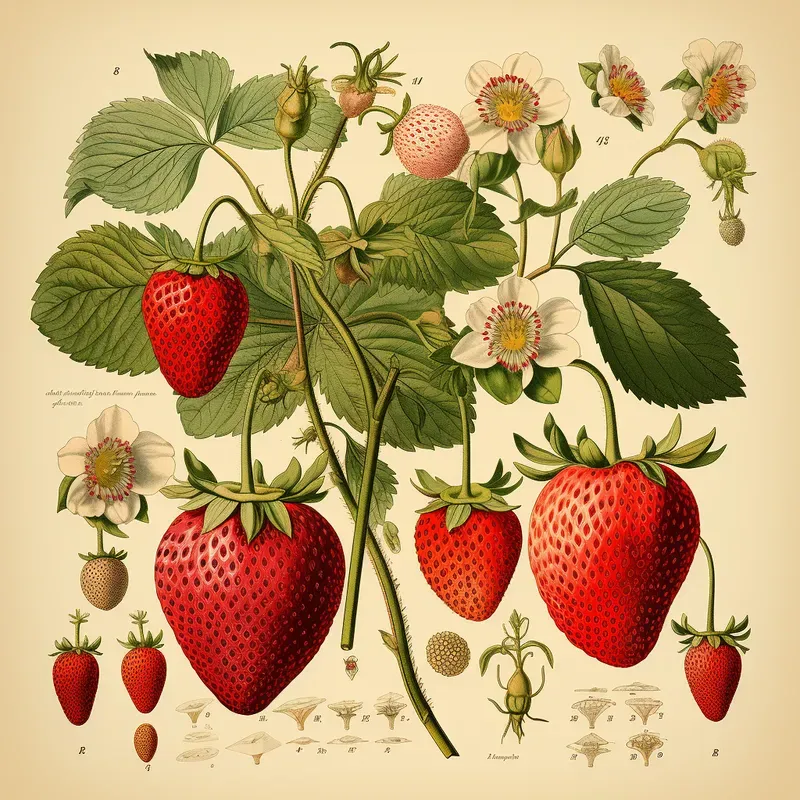 Scientific Illustrations Of Plant Flowers