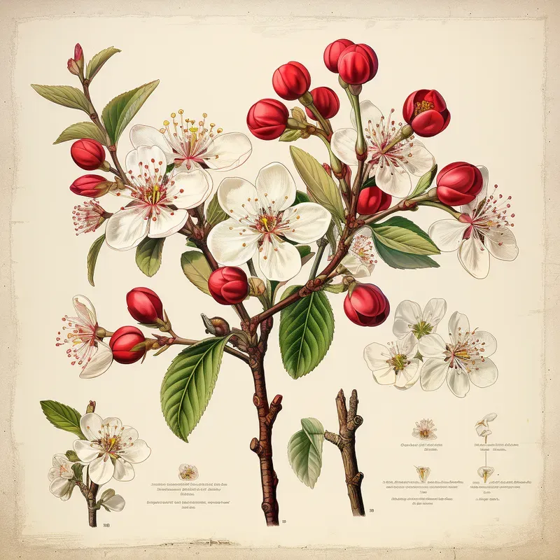 Scientific Illustrations Of Plant Flowers