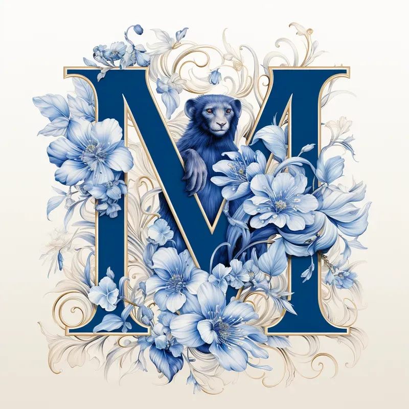Vintage Painting Letters Of Alphabets