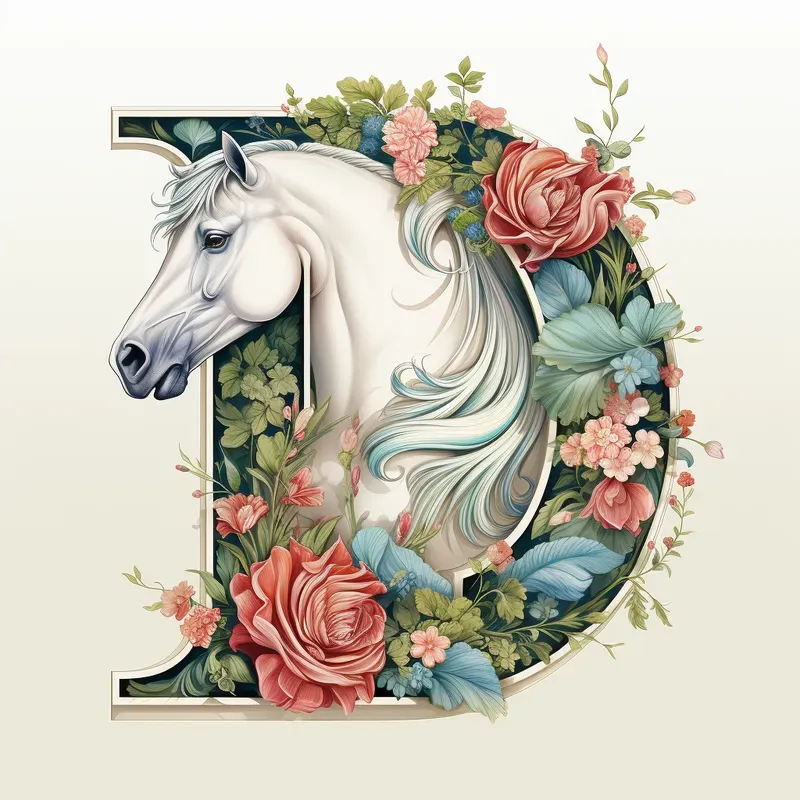 Vintage Painting Letters Of Alphabets