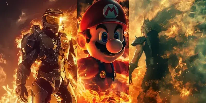 Fire Character Wallpapers generated by undefined