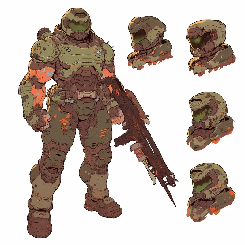 2D Cartoon Character Designs