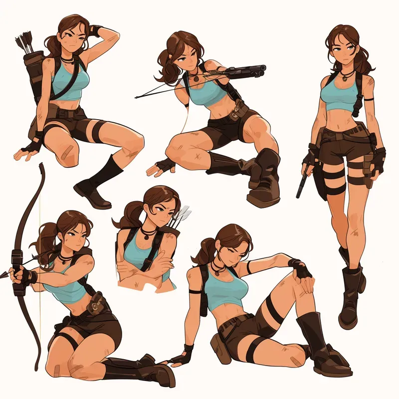 2D Cartoon Character Designs