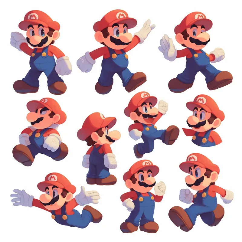 2D Cartoon Character Designs