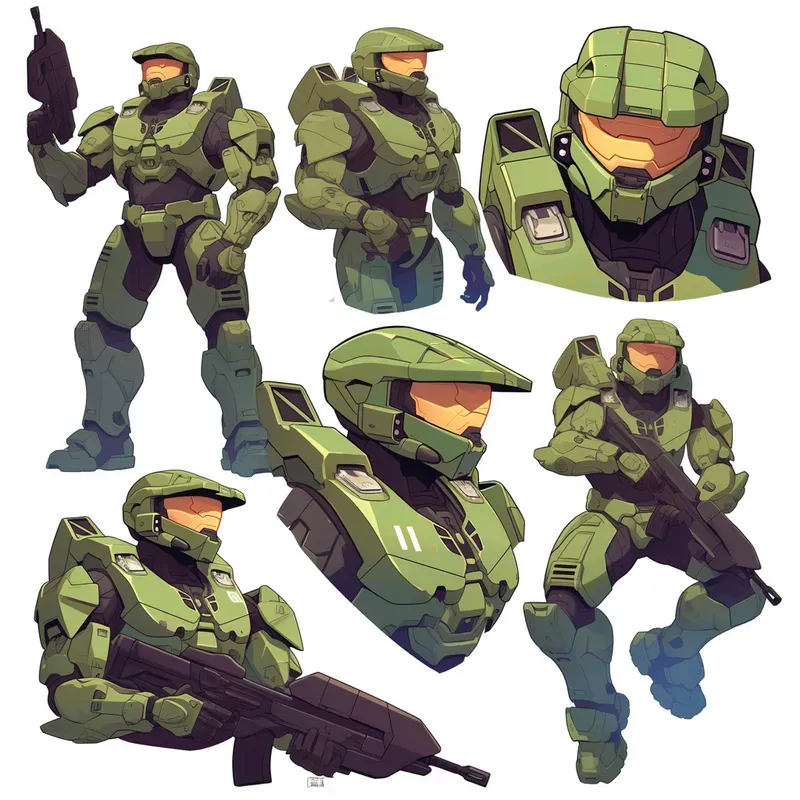 2D Cartoon Character Designs