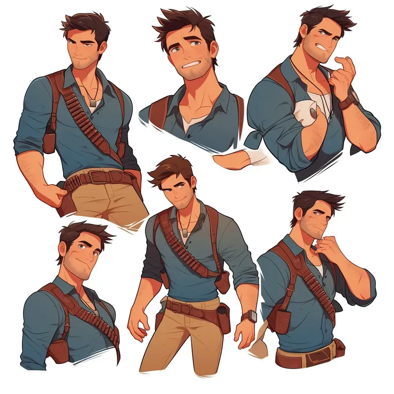 2D Cartoon Character Designs