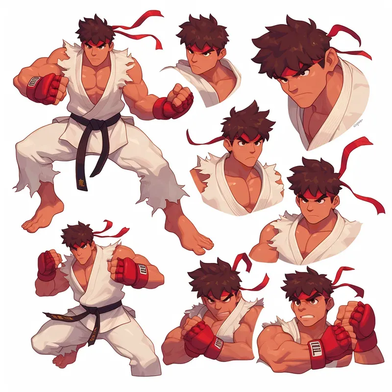 2D Cartoon Character Designs