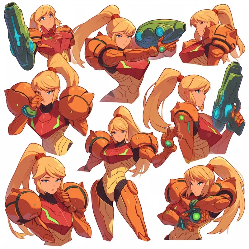 2D Cartoon Character Designs