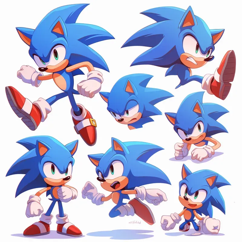 2D Cartoon Character Designs