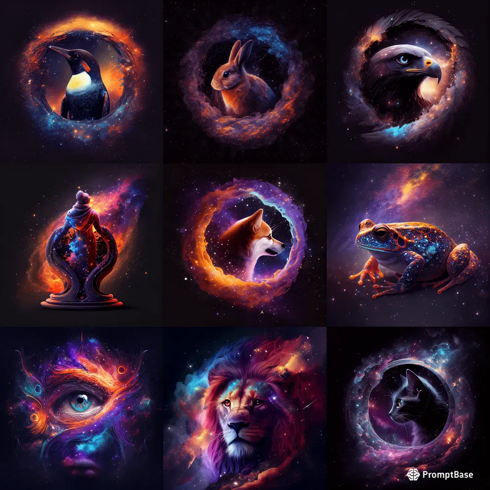 Cosmic Animals In Black Hole
