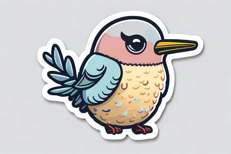 Cute Kawaii Bird Stickers