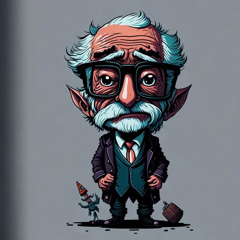 Whimsical Horror Cute Cartoon Characters