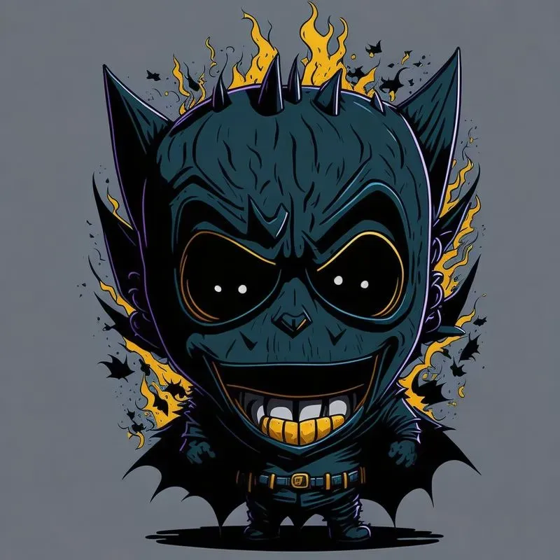Whimsical Horror Cute Cartoon Characters