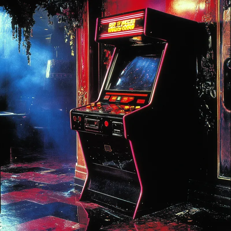 Vivid Retro 80s Cinematic Aesthetics