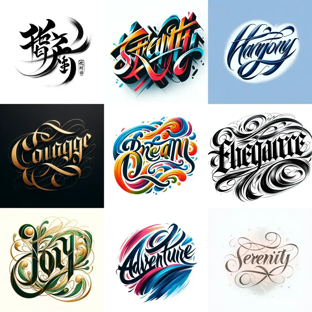 Elegant Calligraphy Art Composer