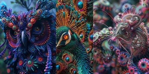 Neoprismatic Etherealisms generated by midjourney