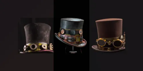 Steampunk Hats generated by dalle