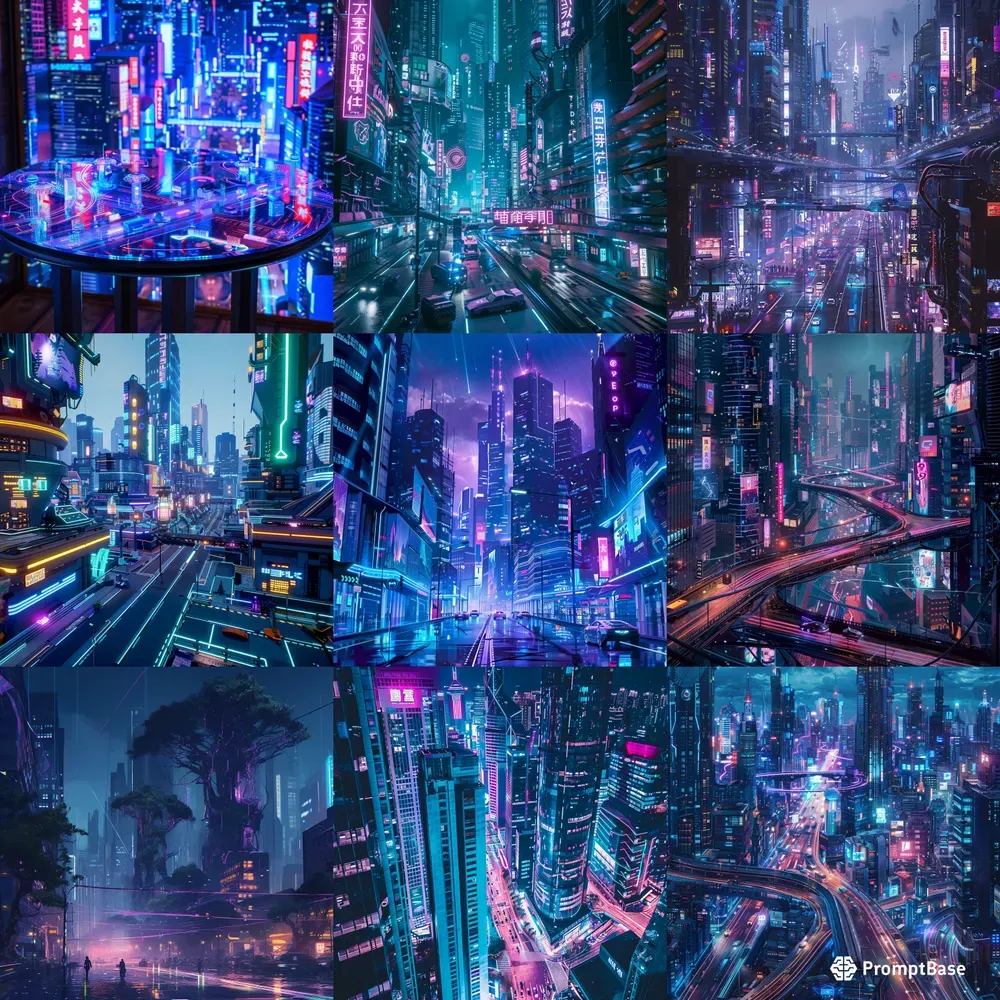 Cyberpunk Cityscapes
