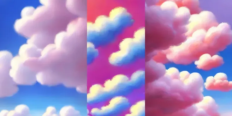 Cloudy Skies In Ghibli Studio Style generated by undefined