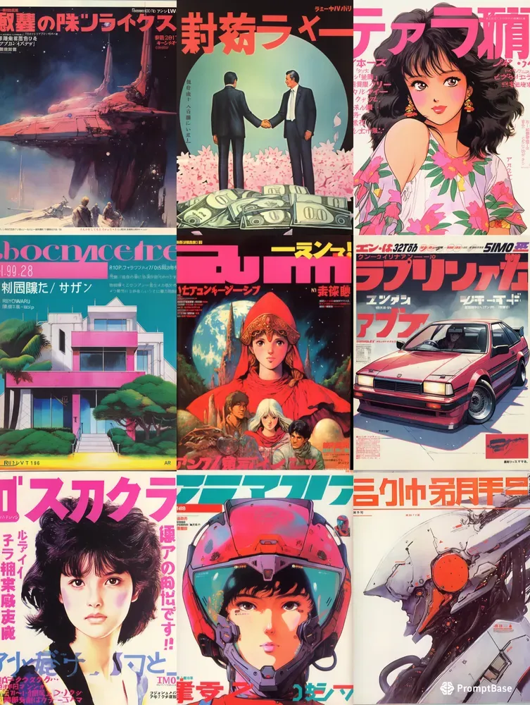 Vintage Japanese Magazine Covers