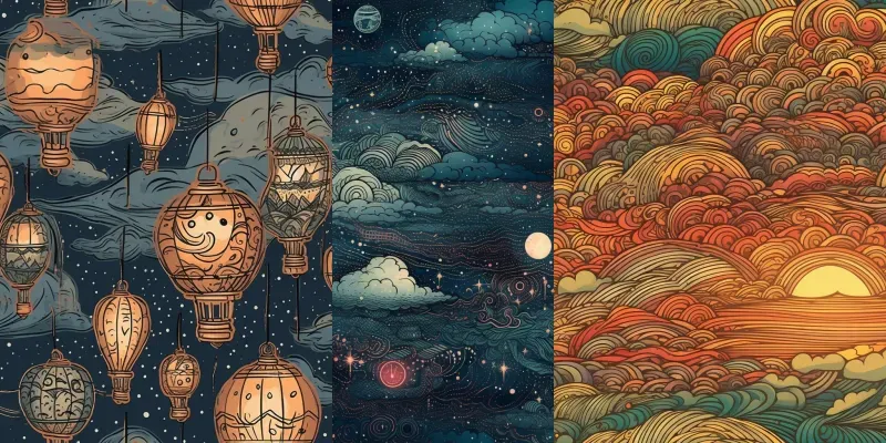 Whimsical Patterns generated by undefined