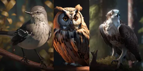 Photorealistic Bird Images generated by midjourney