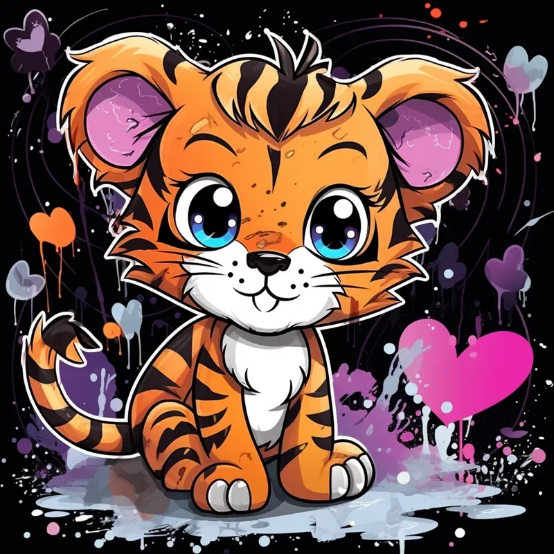 Cute Graffiti Animals