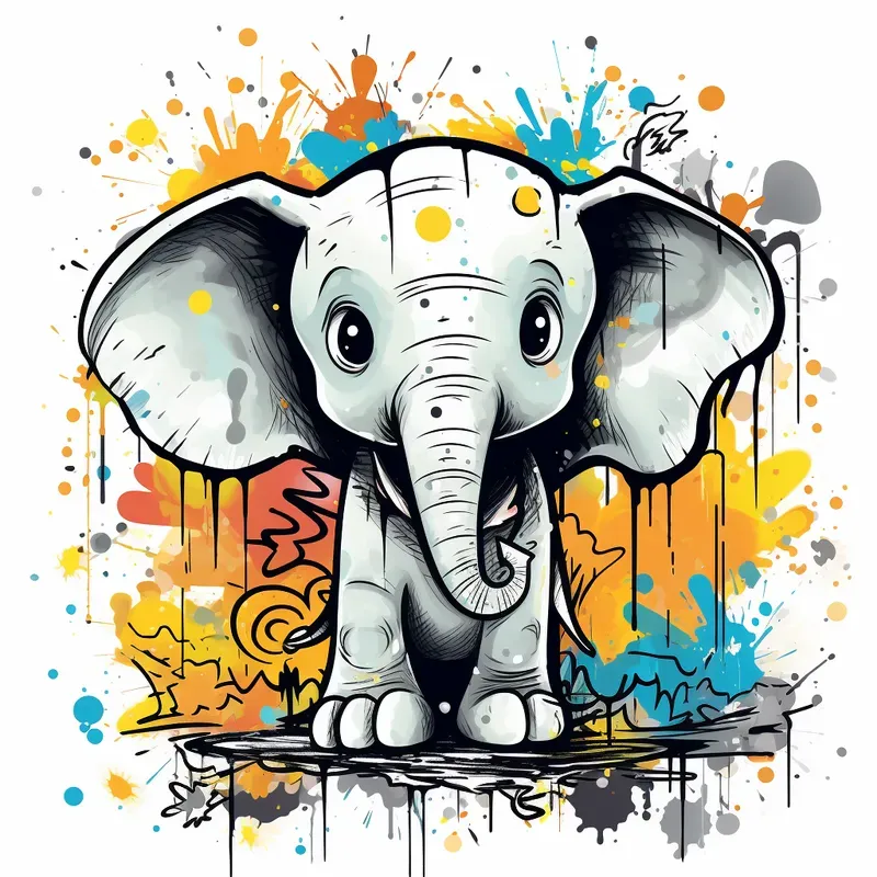 Cute Graffiti Animals