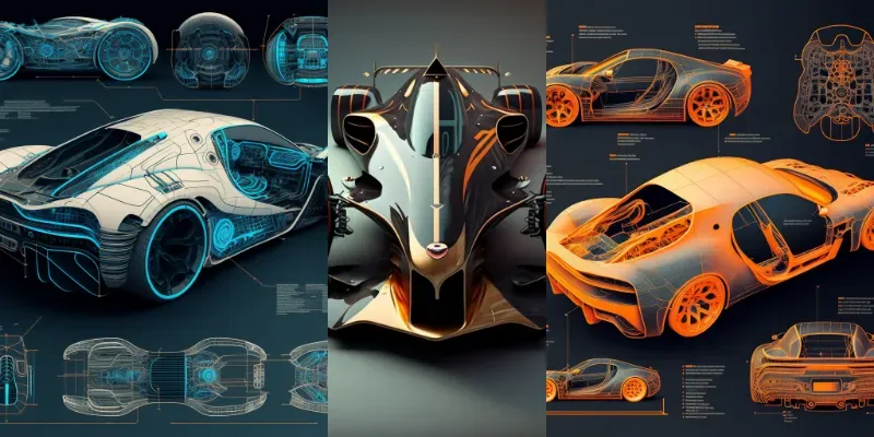 Concept Car Promo Shots generated by undefined