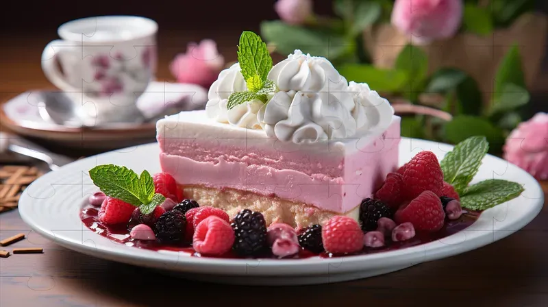Delicious Pieces Of Cake Cheesecakes