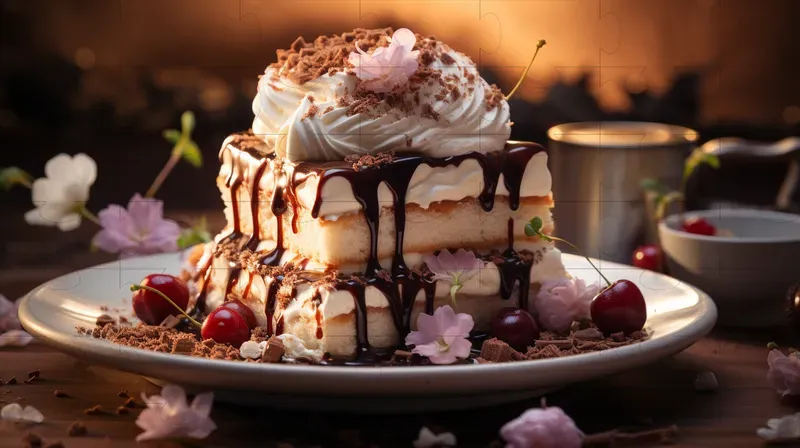 Delicious Pieces Of Cake Cheesecakes
