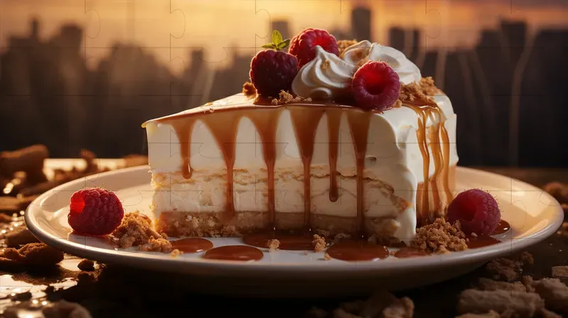 Delicious Pieces Of Cake Cheesecakes