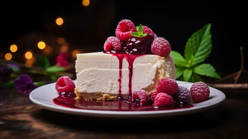 Delicious Pieces Of Cake Cheesecakes