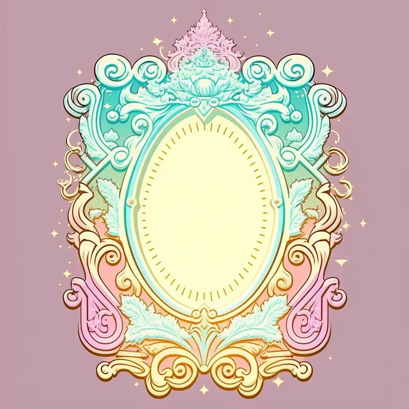 Ornate Pastel Frames