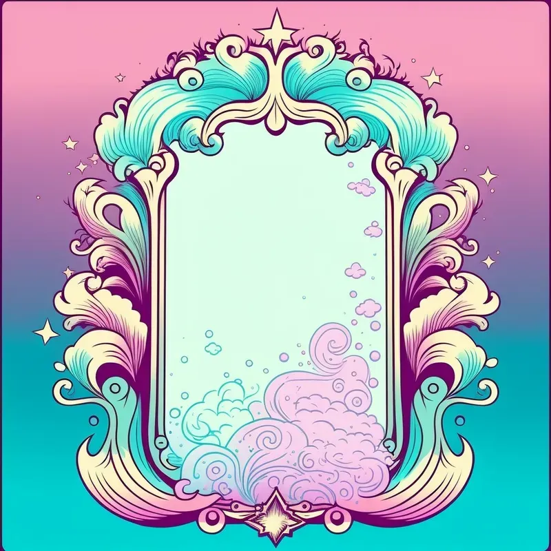 Ornate Pastel Frames