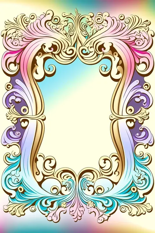 Ornate Pastel Frames